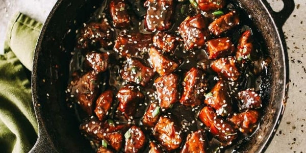 Honey Garlic Halal Steak Bites