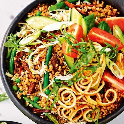 Spicy Indonesian Halal Steak Fried Rice