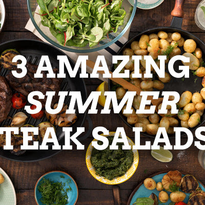 3 Amazing Summery Halal Steak Salads!