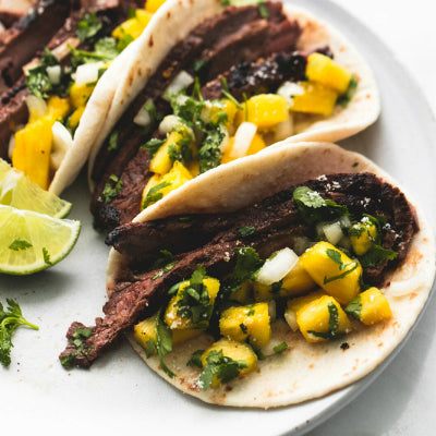 Jamaican Jerk Halal Steak Tacos