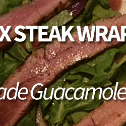 Tex Mex Style Steak Wraps using Halal Sirloin Steak